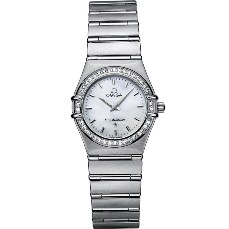 Omega Constellation Quartz 25.5 '95 1476.71.00, reference 1476.71.00, white dial, stainless steel case