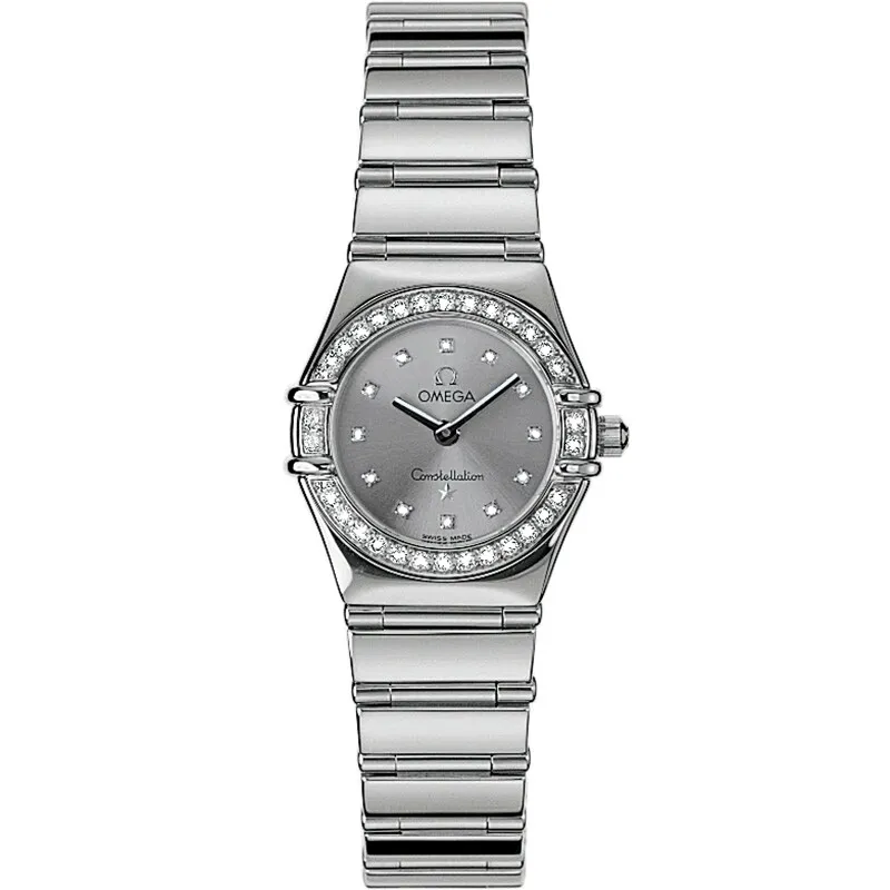 Omega Constellation Quartz 25.5 My Choice 1165.36.00, reference 1165.36.00, silver dial, white gold case