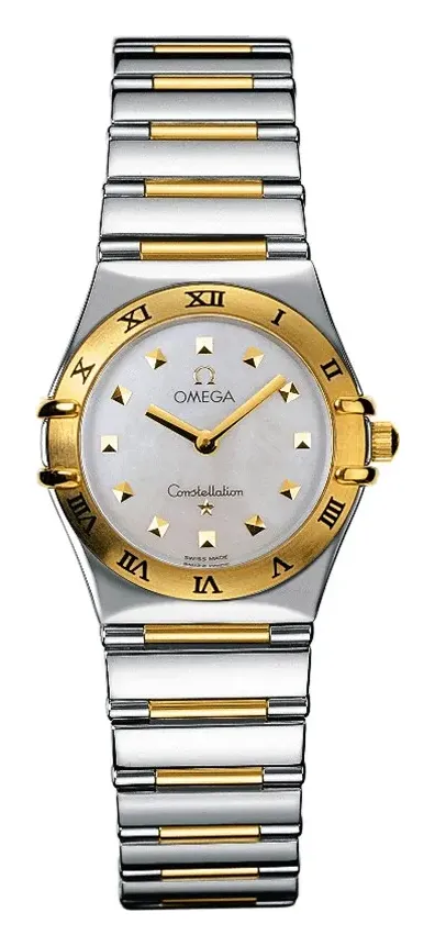 Omega Constellation Quartz 25.5 My Choice 1371.71.00, reference 1371.71.00, white dial, stainless steel and yellow gold case