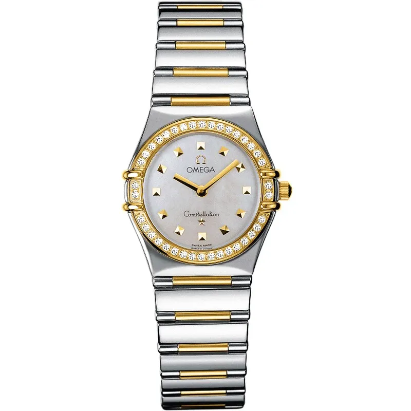 Omega Constellation Quartz 25.5 My Choice 1376.71.00, reference 1376.71.00, white dial, stainless steel and yellow gold case