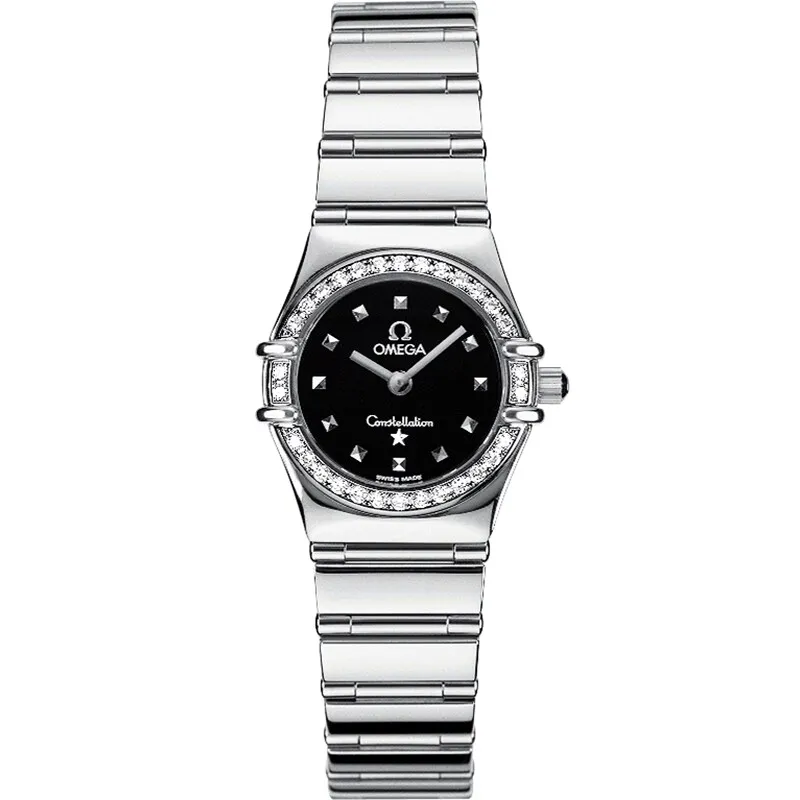 Omega Constellation Quartz 25.5 My Choice 1465.51.00, reference 1465.51.00, black dial, stainless steel case