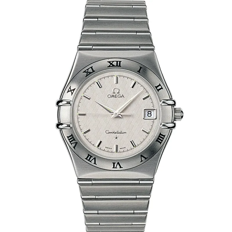 Omega Constellation Quartz 33.5 1512.30.00, reference 1512.30.00, silver dial, stainless steel case