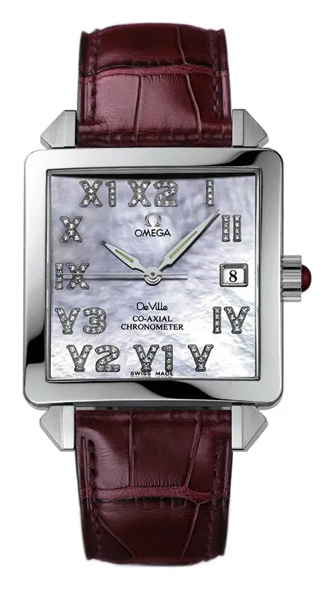 Omega De Ville Byzantium Co-Axial 33.4 Co-Axial 7805.75.34, reference 7805.75.34, white dial, stainless steel case