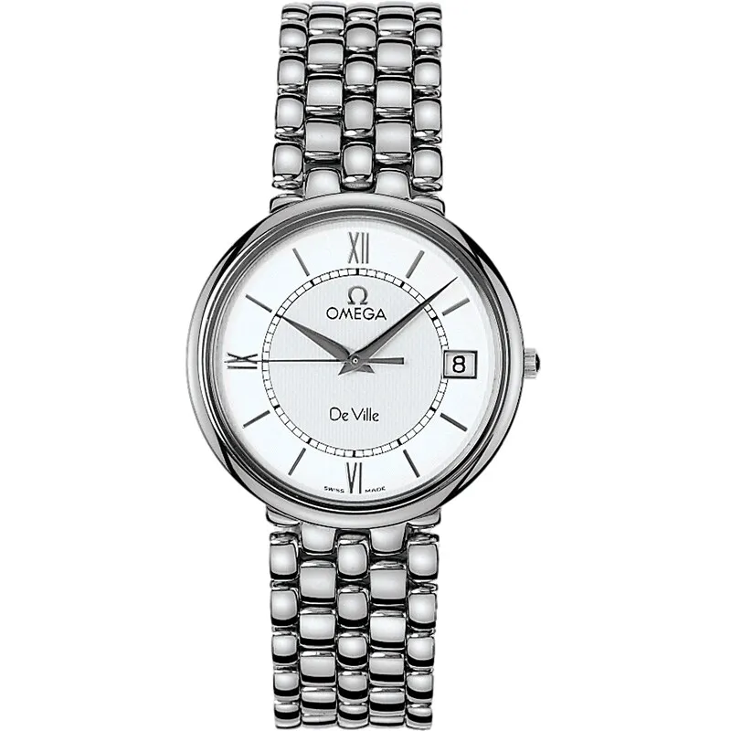 Omega De Ville Classic Quartz 33 7514.21.00, reference 7514.21.00, white dial, stainless steel case