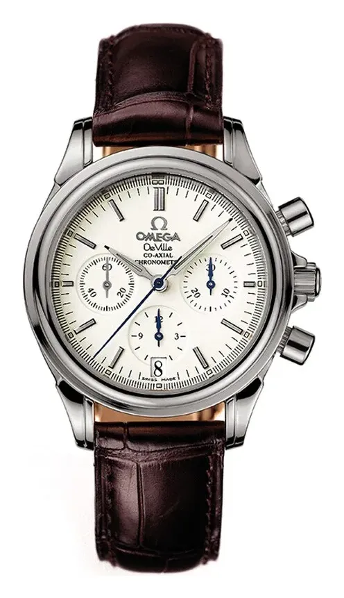 Omega De Ville Co-Axial 35 Chronograph 4872.31.32, reference 4872.31.32, white dial, stainless steel case
