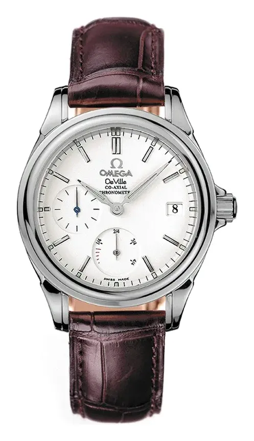 Omega De Ville Co-Axial 35 Power Reserve, reference 4863.31.32, white dial, stainless steel case