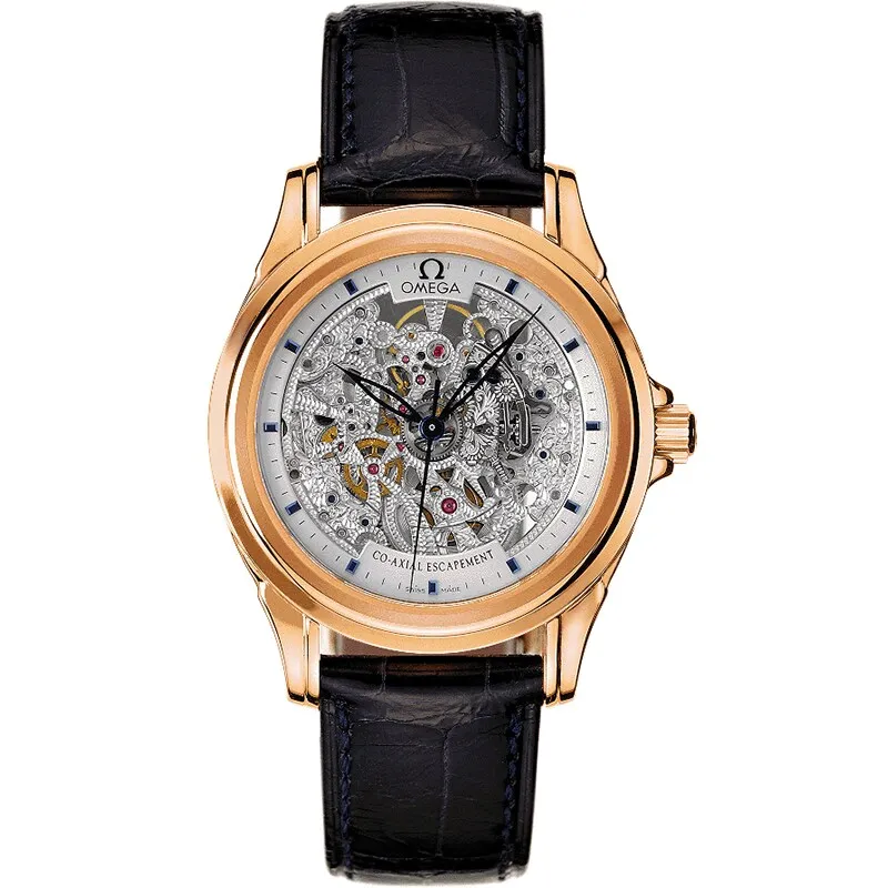 Omega De Ville Co-Axial 37.5 5932.30.23, reference 5932.30.23, silver dial, rose gold case