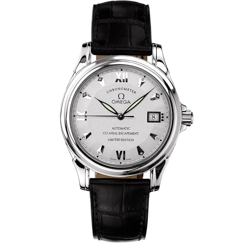 Omega De Ville Co-Axial 37.5 5941.31.31, reference 5941.31.31, silver dial, white gold case