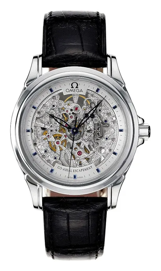 Omega De Ville Co-Axial 37.5 5942.30.31, reference 5942.30.31, silver dial, white gold case