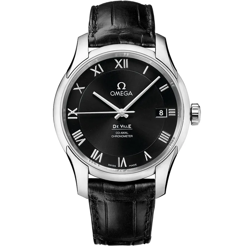 Omega De Ville Co-Axial 41 431.13.41.21, reference 431.13.41.21.01.001, black dial, stainless steel case