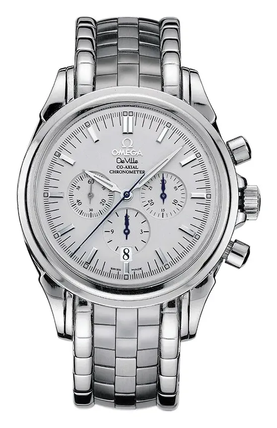 Omega De Ville Co-Axial 41 Chronograph 4541.31.00, reference 4541.31.00, silver dial, stainless steel case