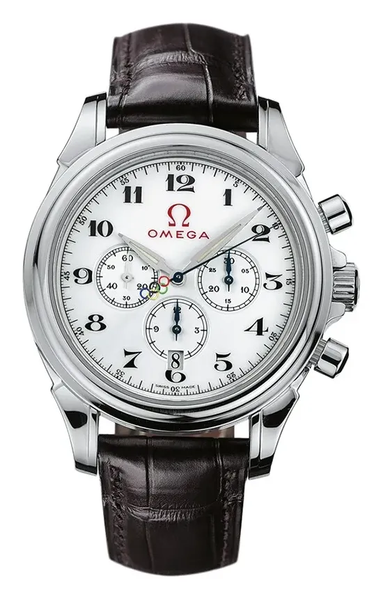 Omega De Ville Co-Axial 41 Chronoscope 4846.20.32, reference 4846.20.32, white dial, stainless steel case