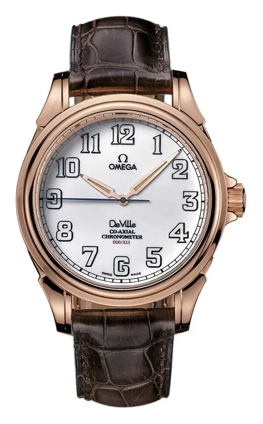Omega De Ville Co-Axial 44 4660.20.32, reference 4660.20.32, white dial, rose gold case