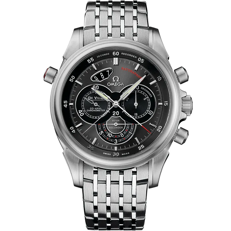 Omega De Ville Co-Axial 44 Chronoscope Rattrapante II 422.10.44.51, reference 422.10.44.51.06.001, grey dial, stainless steel case