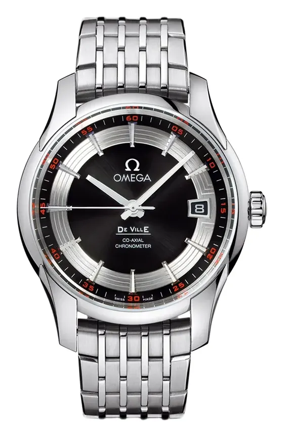 Omega De Ville Hour Vision Co-Axial 431.30.41.21, reference 431.30.41.21.01.001, black dial, stainless steel case