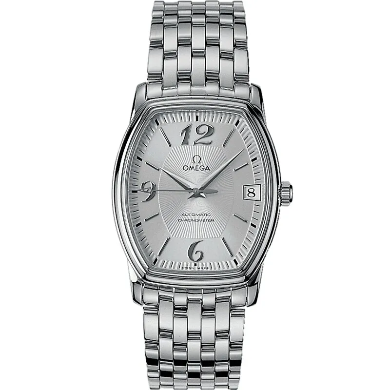 Omega De Ville Prestige Automatic 31.2 Tonneau 4503.31.00, reference 4503.31.00, silver dial, stainless steel case