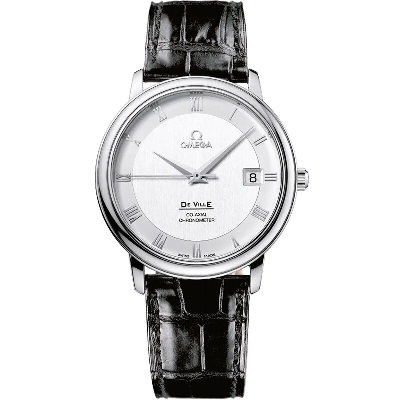 Omega De Ville Prestige Co-Axial 36.5 4875.31.01, reference 4875.31.01, silver dial, stainless steel case