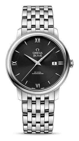 Omega De Ville Prestige Co-Axial 39.5 424.10.40.20, reference 424.10.40.20.01.001, black dial, stainless steel case