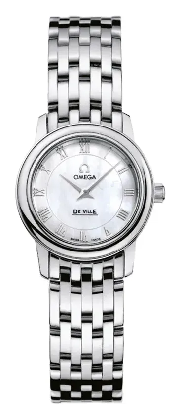 Omega De Ville Prestige Quartz 22 4570.71.00, reference 4570.71.00, white dial, stainless steel case