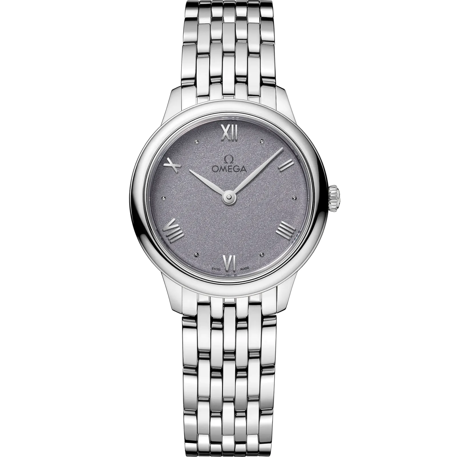 Omega De Ville Quartz 27.5 434.10.28.60, reference 434.10.28.60.03.001, blue dial, stainless steel case
