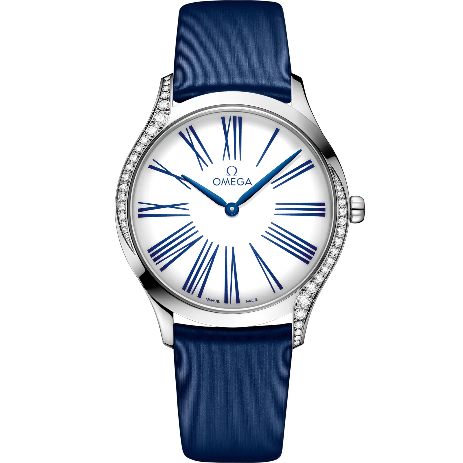 Omega De Ville Trésor 36 428.17.36.60, reference 428.17.36.60.04.001, white dial, stainless steel case