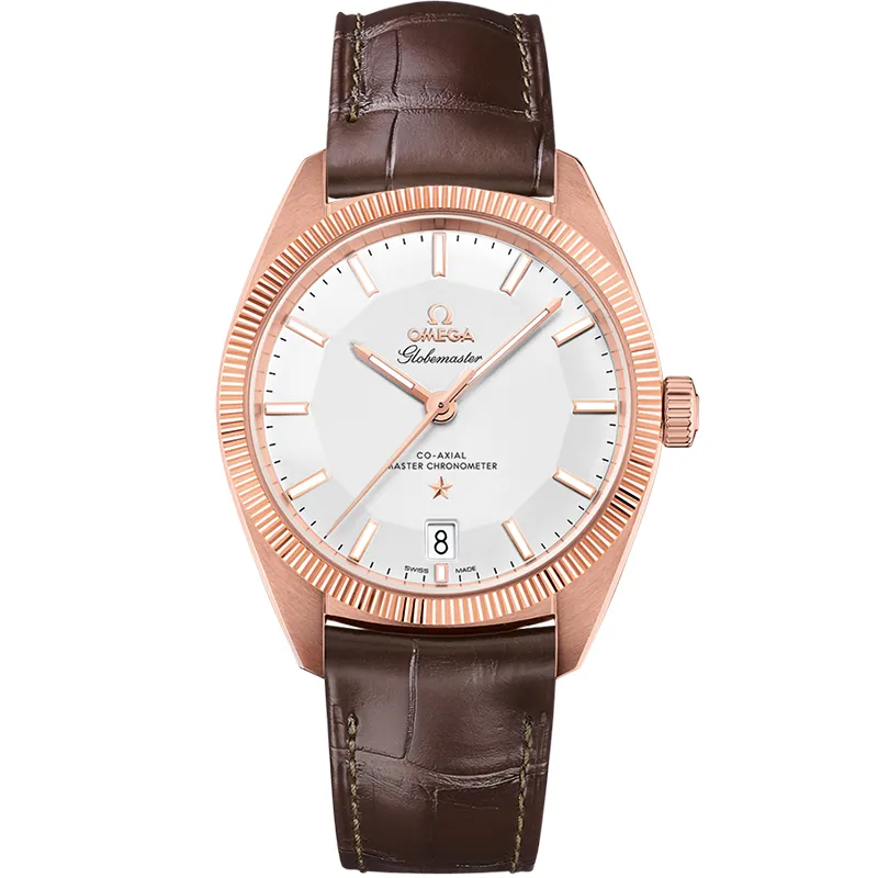 Omega Globemaster 130.53.39.21, reference 130.53.39.21.02.001, silver dial, rose gold case