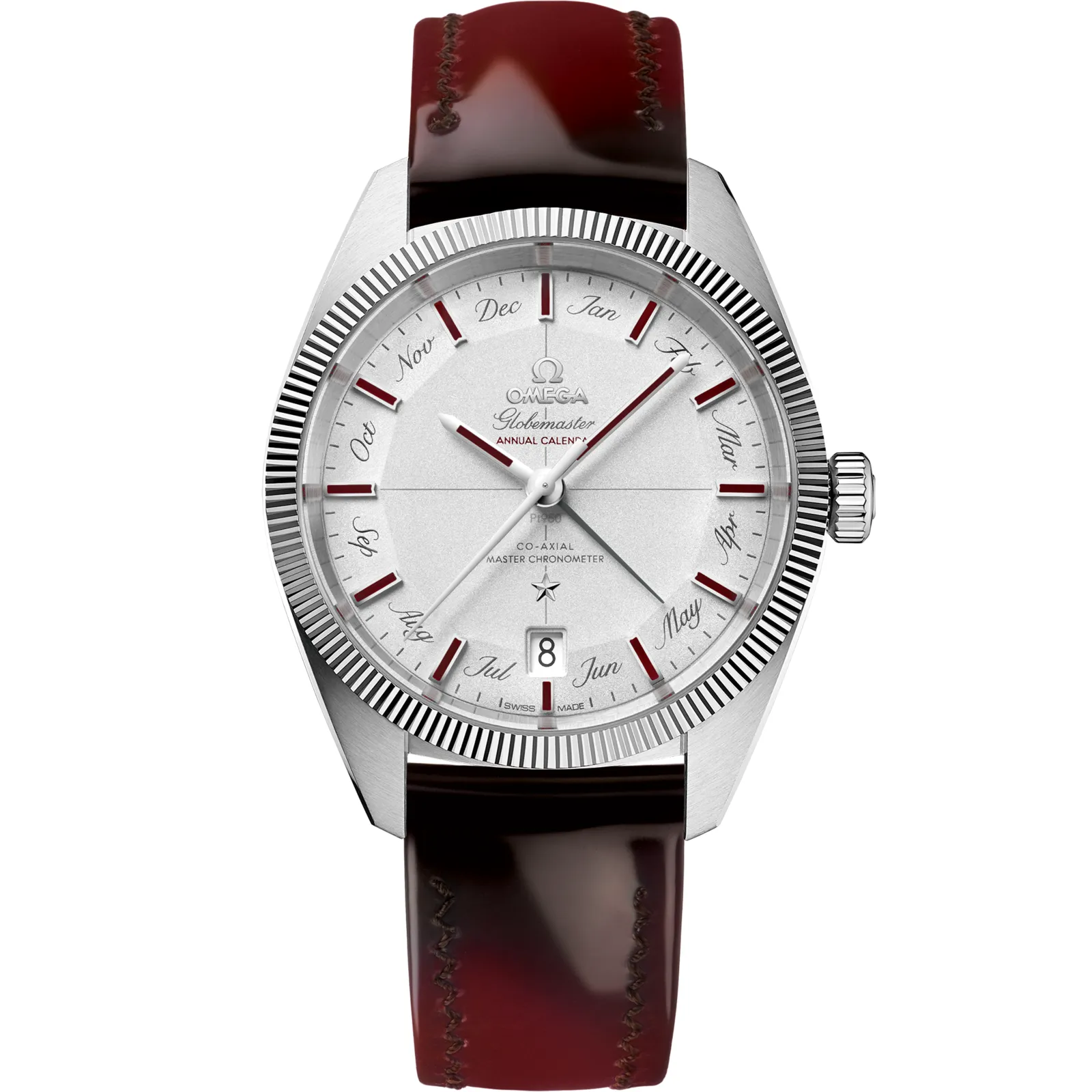 Omega Globemaster Annual Calendar 130.93.41.22, reference 130.93.41.22.99.001, grey dial, platinum case