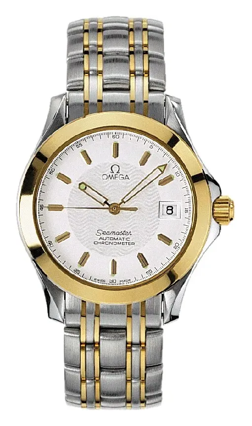 Omega Seamaster 120M Automatic 36.25 2301.21.00, reference 2301.21.00, white dial, stainless steel and yellow gold case