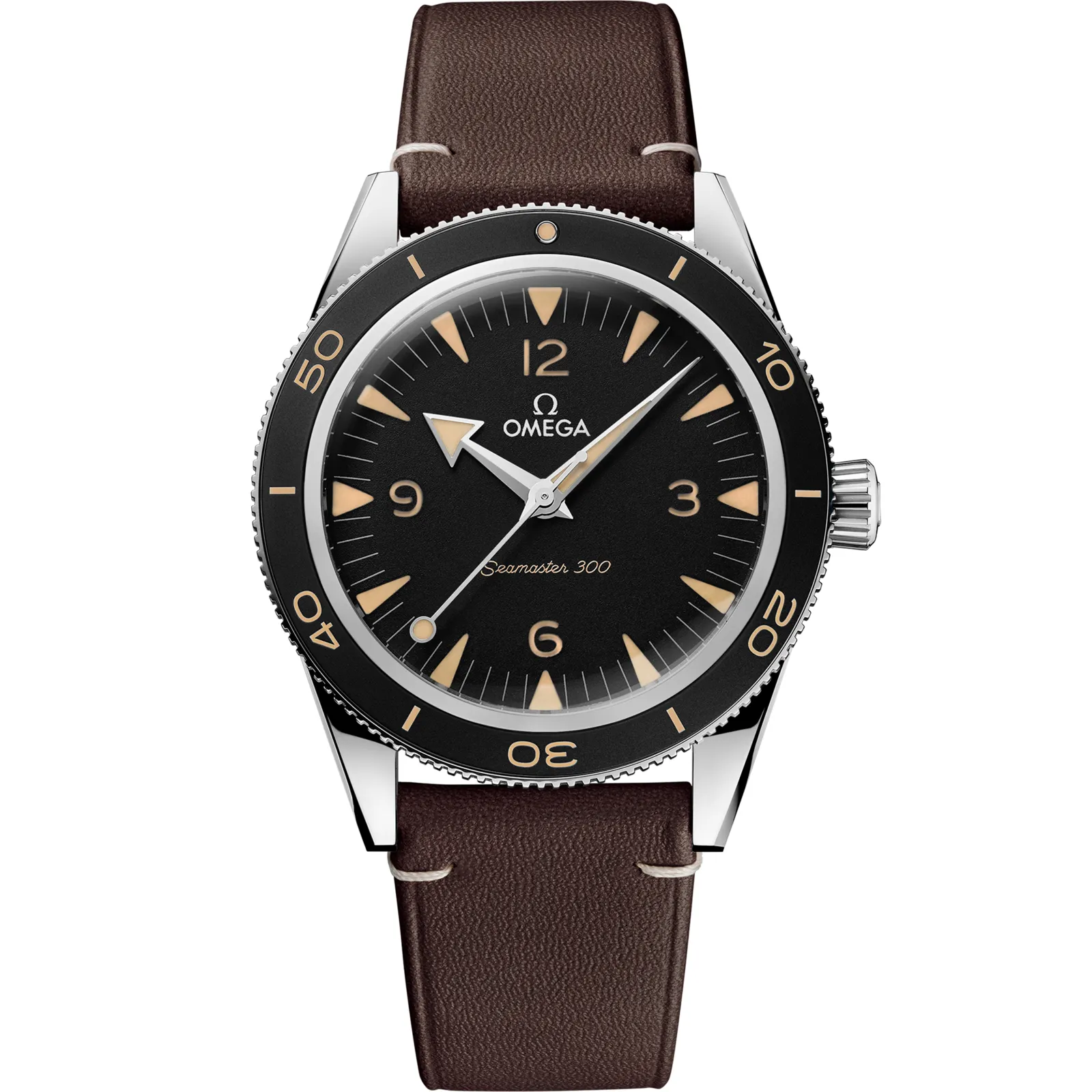 Omega Seamaster 300 Master Chronometer 234.32.41.21, reference 234.32.41.21.01.001, black dial, stainless steel case