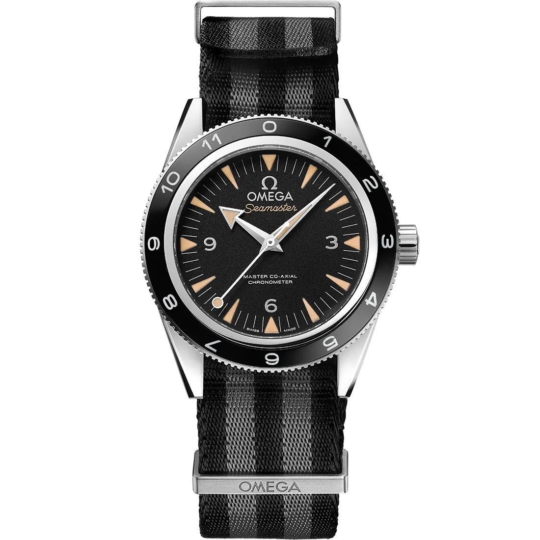 Omega Seamaster 300 Master Co-Axial 233.32.41.21, reference 233.32.41.21.01.001, black dial, stainless steel case