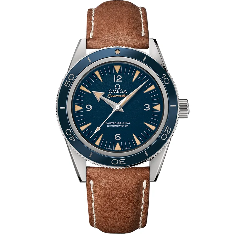 Omega Seamaster 300 Master Co-Axial 233.92.41.21, reference 233.92.41.21.03.001, blue dial, titanium case