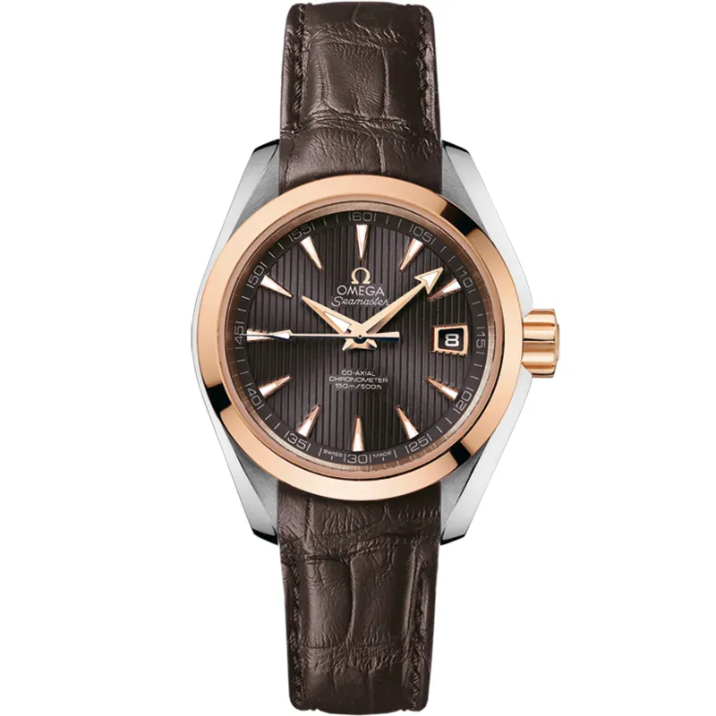 Omega Seamaster Aqua Terra 150M Co-Axial 30 231.23.30.20, reference 231.23.30.20.06.001, grey dial, stainless steel and rose gold case