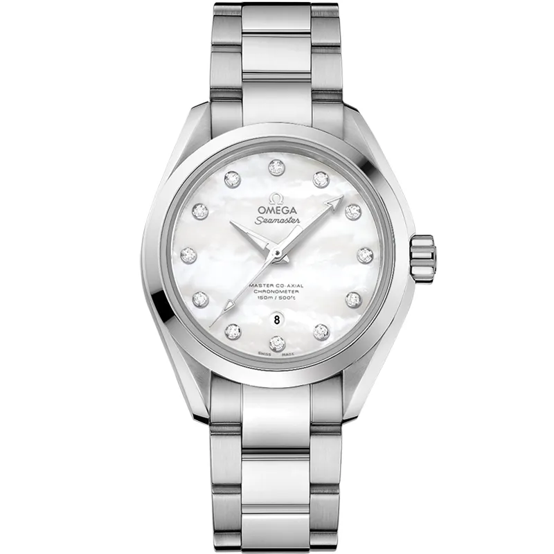 Omega Seamaster Aqua Terra 150M Co-Axial 34 231.10.34.20, reference 231.10.34.20.55.002, white dial, stainless steel case