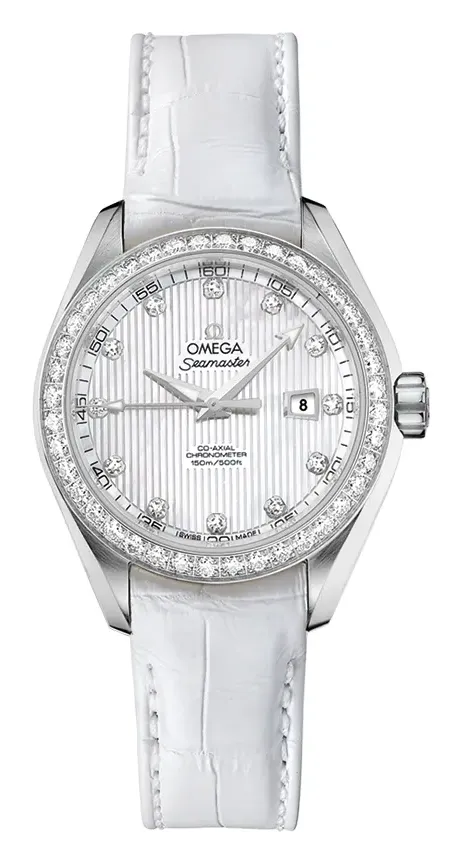 Omega Seamaster Aqua Terra 150M Co-Axial 34 231.18.34.20, reference 231.18.34.20.55.001, white dial, stainless steel case