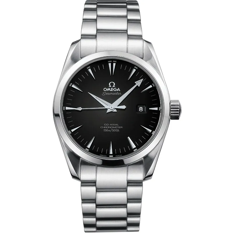 Omega Seamaster Aqua Terra 150M Co-Axial 36.2 2504.50.00, reference 2504.50.00, black dial, stainless steel case