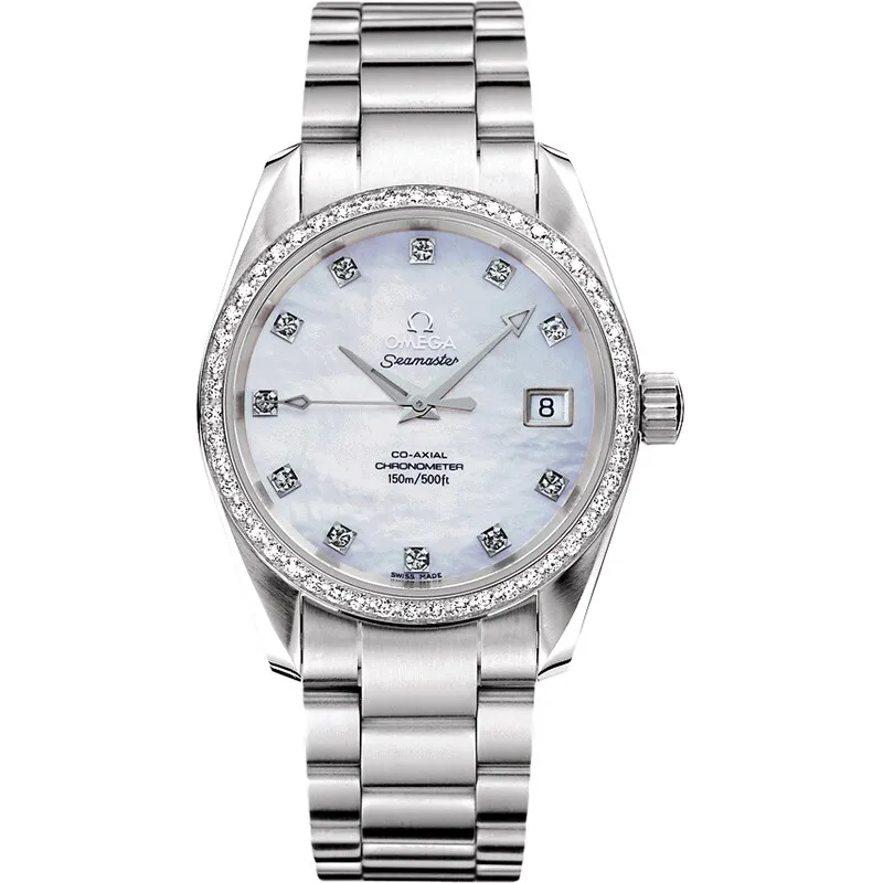 Omega Seamaster Aqua Terra 150M Co-Axial 36.2 2509.75.00, reference 2509.75.00, white dial, stainless steel case
