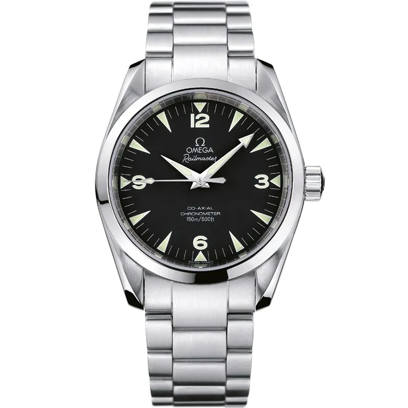 Omega Seamaster Aqua Terra 150M Co-Axial 36.2 Railmaster 2504.52.00, reference 2504.52.00, black dial, stainless steel case