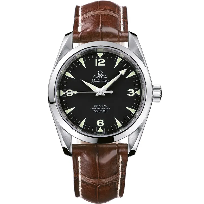 Omega Seamaster Aqua Terra 150M Co-Axial 36.2 Railmaster 2804.52.37, reference 2804.52.37, black dial, stainless steel case