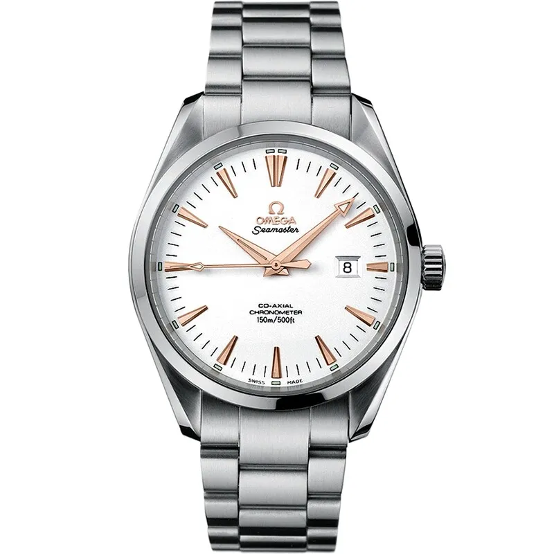 Omega Seamaster Aqua Terra 150M Co-Axial 39.2 2503.34.00, reference 2503.34.00, white dial, stainless steel case