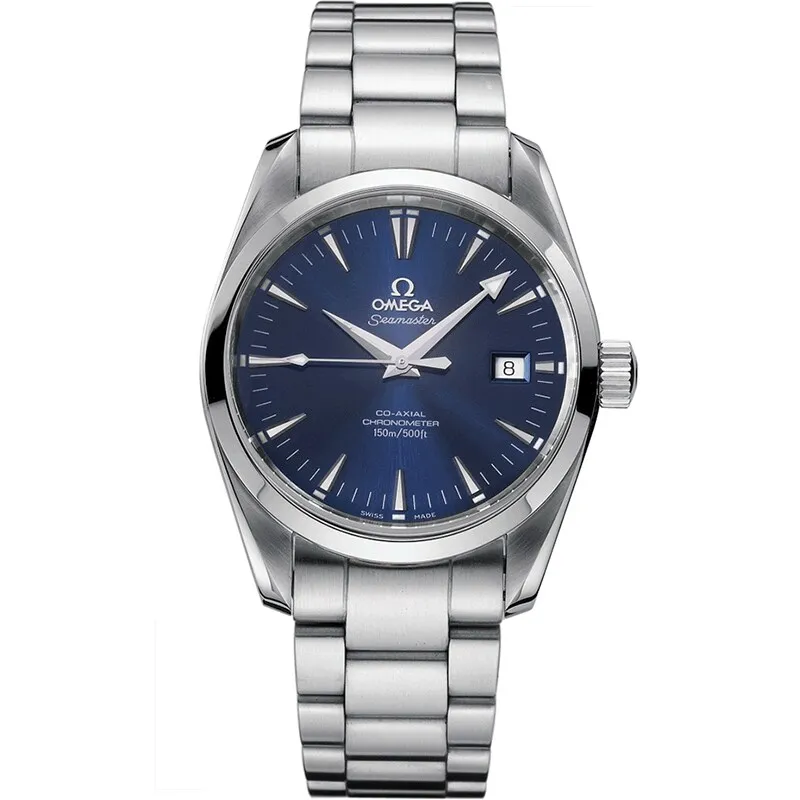 Omega Seamaster Aqua Terra 150M Co-Axial 39.2 2503.80.00, reference 2503.80.00, blue dial, stainless steel case