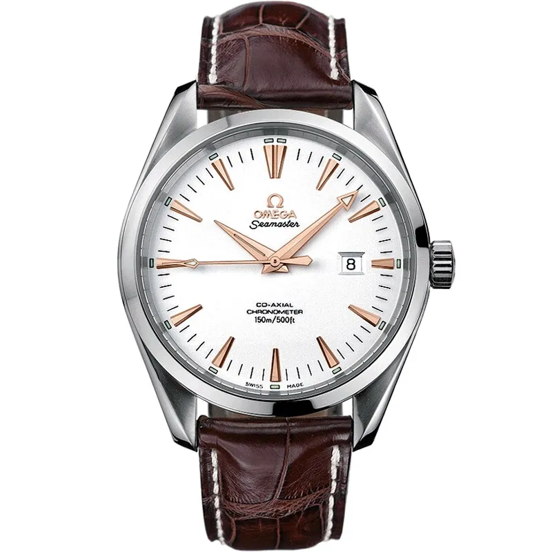 Omega Seamaster Aqua Terra 150M Co-Axial 39.2 2803.34.37, reference 2803.34.37, white dial, stainless steel case