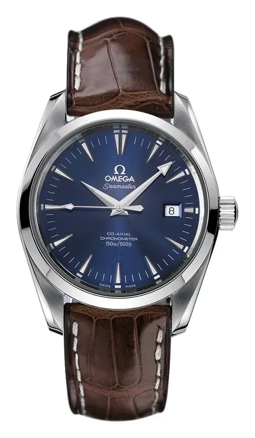 Omega Seamaster Aqua Terra 150M Co-Axial 39.2 2803.80.37, reference 2803.80.37, blue dial, stainless steel case