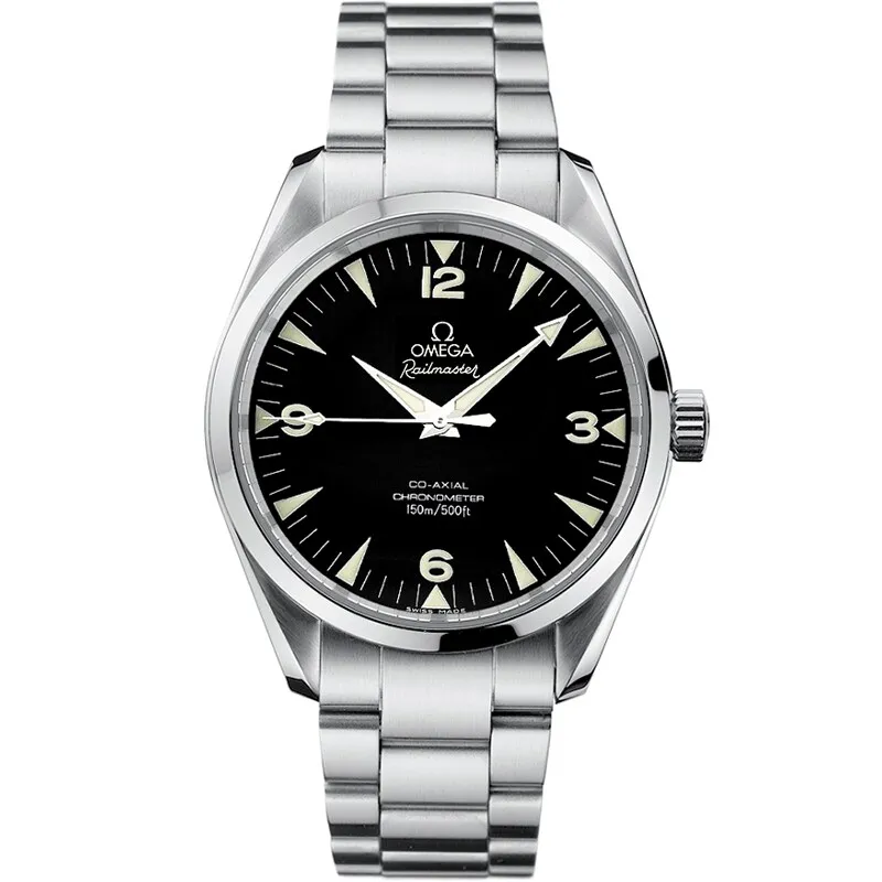 Omega Seamaster Aqua Terra 150M Co-Axial 39.2 Railmaster 2503.52.00, reference 2503.52.00, black dial, stainless steel case