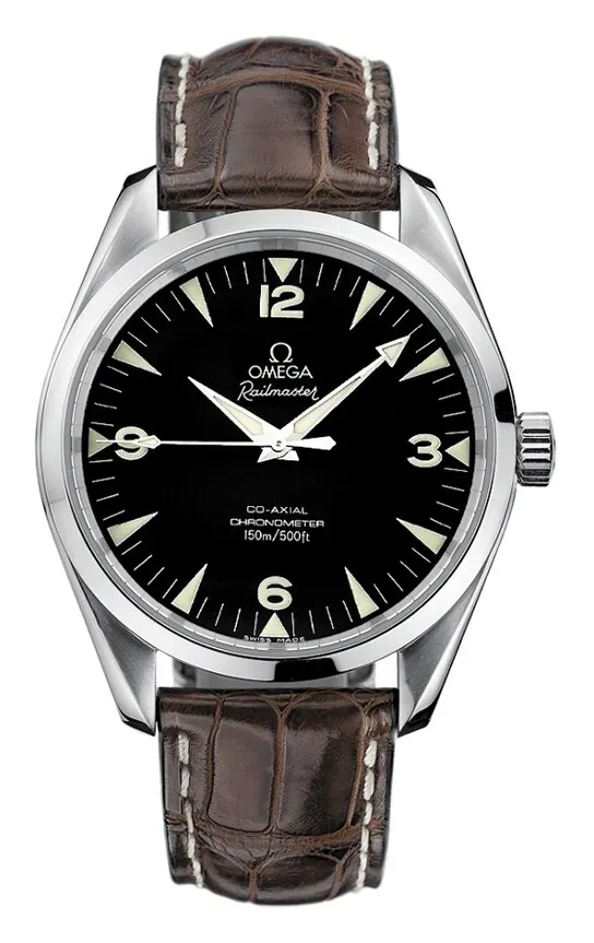 Omega Seamaster Aqua Terra 150M Co-Axial 39.2 Railmaster 2803.52.37, reference 2803.52.37, black dial, stainless steel case