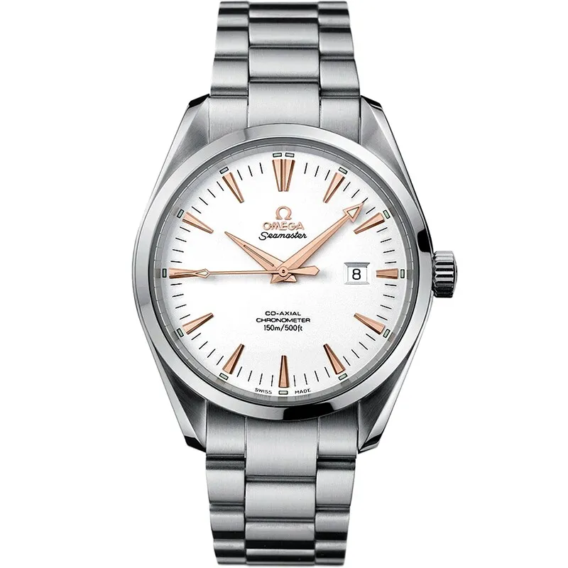 Omega Seamaster Aqua Terra 150M Co-Axial 42.2 2502.34.00, reference 2502.34.00, white dial, stainless steel case