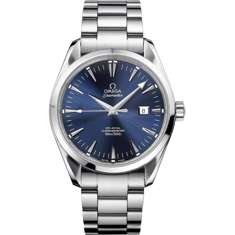 Omega Seamaster Aqua Terra 150M Co-Axial 42.2 2502.80.00, reference 2502.80.00, blue dial, stainless steel case