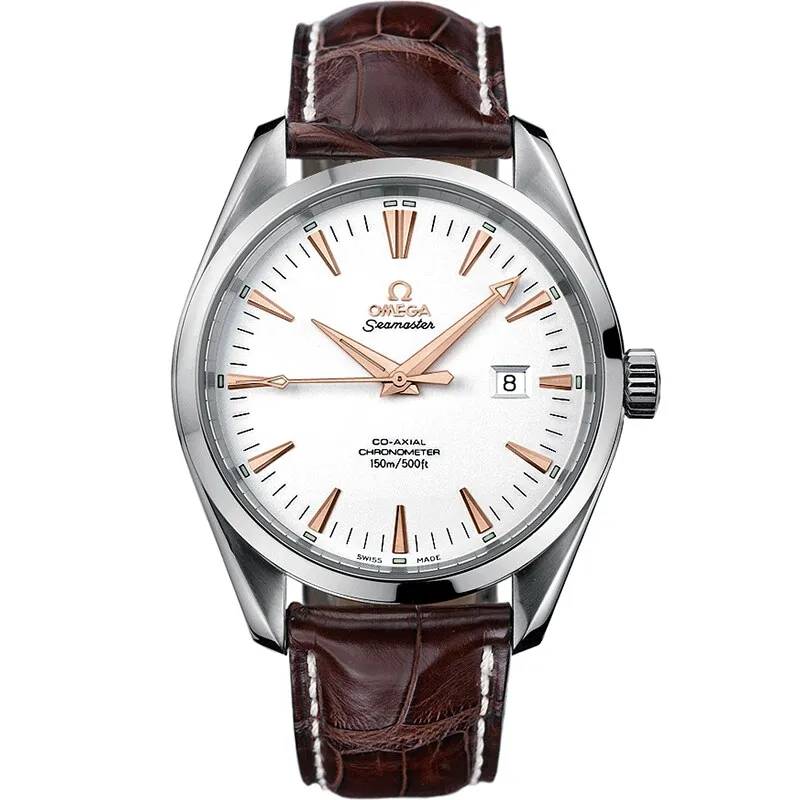 Omega Seamaster Aqua Terra 150M Co-Axial 42.2 2802.34.37, reference 2802.34.37, white dial, stainless steel case