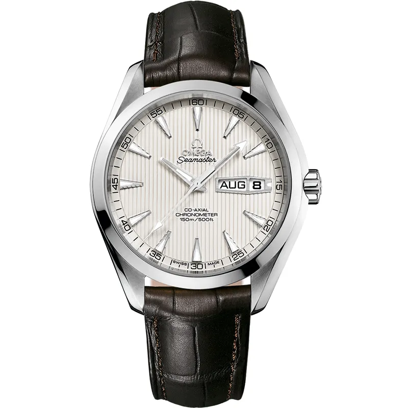 Omega Seamaster Aqua Terra 150M Co-Axial 43 GMT 231.13.43.22, reference 231.13.43.22.02.001, silver dial, stainless steel case