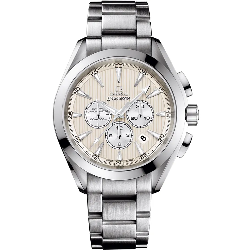 Omega Seamaster Aqua Terra 150M Co-Axial 44 Chronograph 231.10.44.50, reference 231.10.44.50.09.001, white dial, stainless steel case