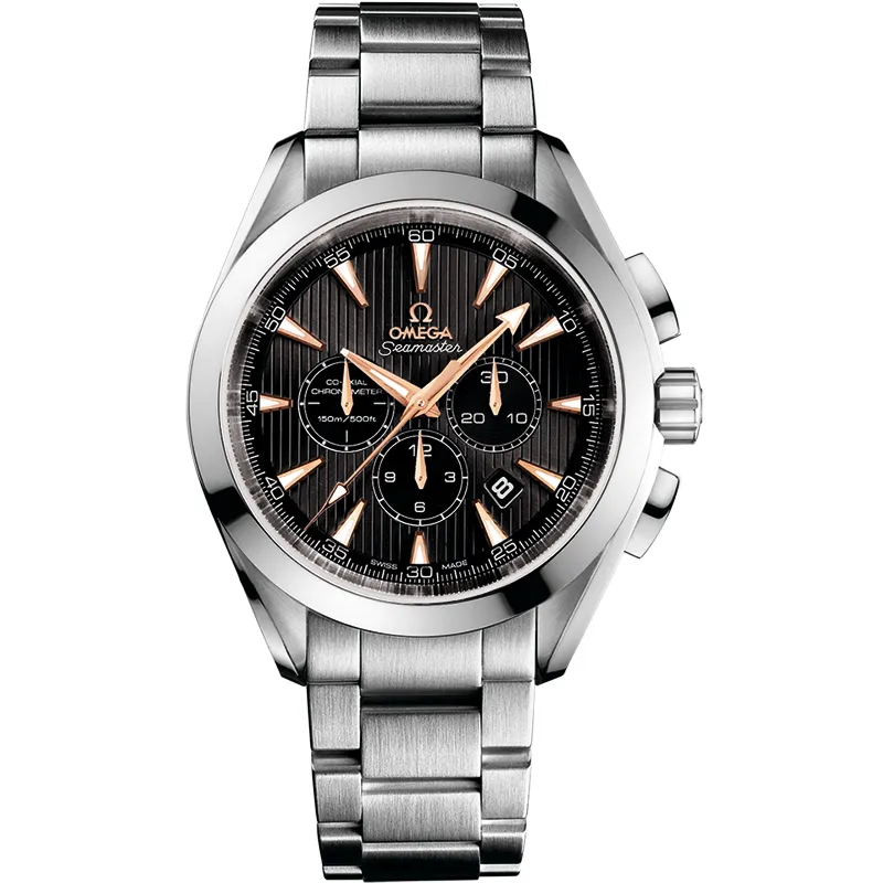 Omega Seamaster Aqua Terra 150M Co-Axial 44 Chronograph 231.50.44.50, reference 231.50.44.50.01.001, black dial, white gold case